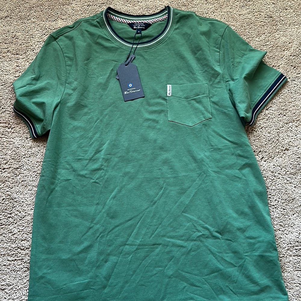 Green Ben Sherman T Shirt brand new